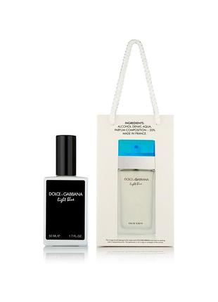 Женский парфюм dol gab light blue pour femme - travel perfume 50ml