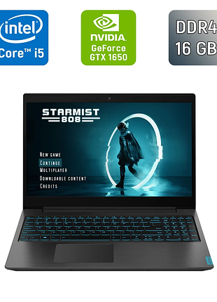 Игровой ноутбук б-класс lenovo ideapad l340-15irh / 15.6" (1920x1080) ips / intel core i5-9300hf (4 (8) ядра по 2.4 - 4.1 ghz) /