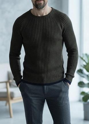 Чоловічий джемпер armani jeans вовняний (оригінал, італія)