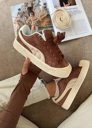 Puma suede xl crush preserves beige brown