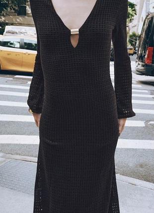 Вʼязана сукня zara 3