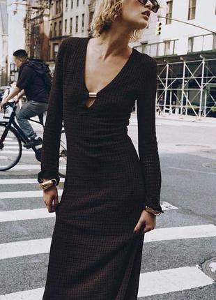 Вʼязана сукня zara 4