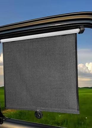 Сонцезахисна шторка на коліщатках для автомобіля 40*60 cm