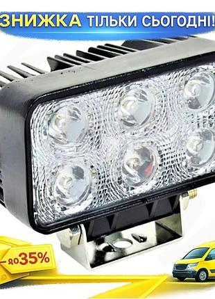 Ku фара светодиодная brevia universal fit 18w 1320lm spot для автомобилей освещение для внедорожников uni2l_k