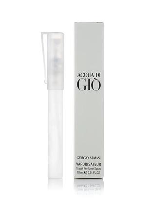 Чоловічі мініпарфуми giorgio armani acqua di gio pour homme 10 мл