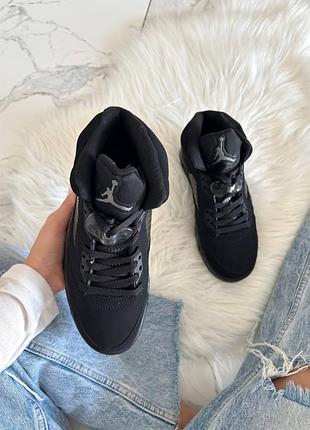 Jordan 5 black dark brown gum 6