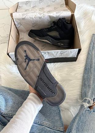 Jordan 5 black dark brown gum 10