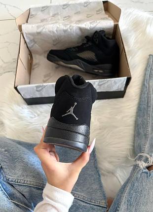 Jordan 5 black dark brown gum 9