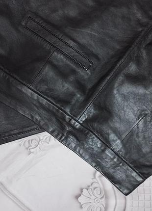 Шкіряні брюки h&m premium selection 4