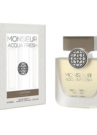 Мужская парфюмированная вода milestone monsieur aqua fresh 100 мл