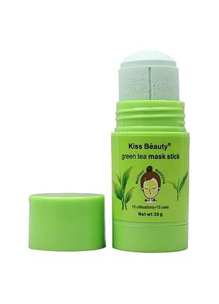 Очищающая маска-стик против черных точек и акне green tea mask stick 30 g