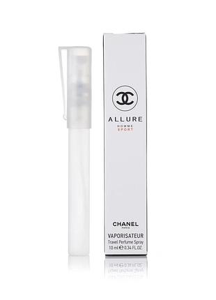 Мужской мини парфюм chanel allure homme sport 10 мл