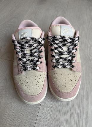 Кросівки жіночі nike dunk low lx “pink foam” рожеві