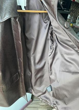 Піджак h&m vegan leather 5
