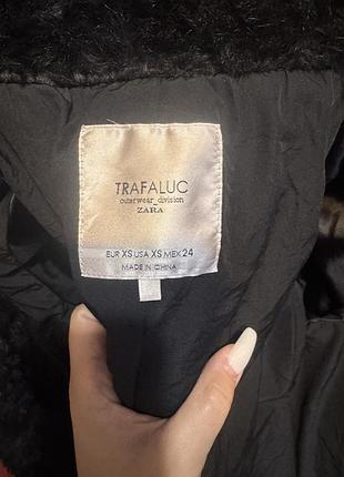 Куртка жіноча zara trafaluc чорна xs