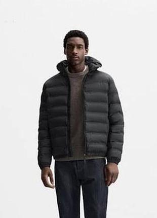 Куртка zara утеплена 19382 black 2