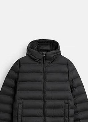 Куртка zara утеплена 19382 black 3
