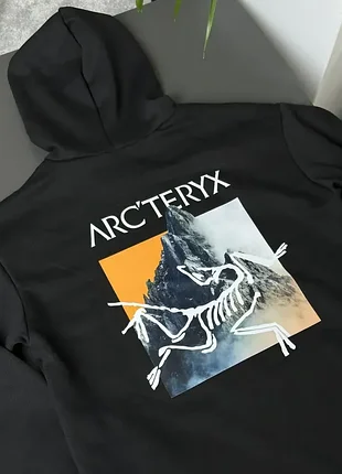 Худі arcteryx orange mountains 2