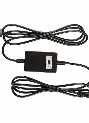 Кабель usb-dc 5.5x2.1 со встроенным преобразователем (с 5в на 9в/12в)