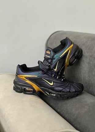 Чоловічі чорні кросівки nike air max tailwind 5 skepta black gold x скепта 44
