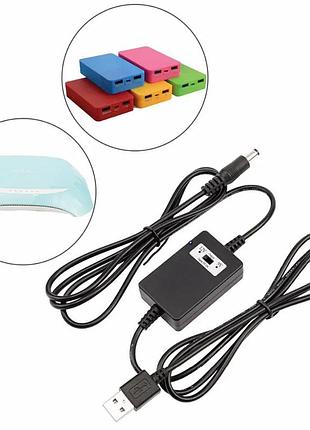 Шнур кабель живлення для роутера з підвищенням напруги :: usb-dc 5.5x2.1