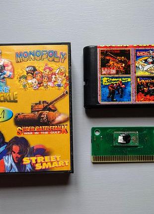Streets of rage картридж для sega mega drive 4 в 1 ідеальний стан, робочий