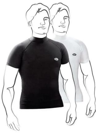Футболка эластичная rash guard белый