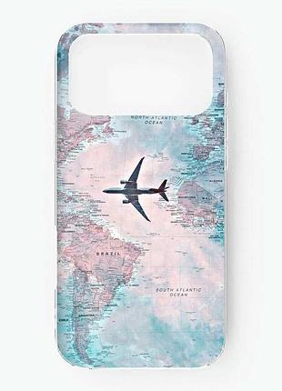 Чохол на iphone 17 pro max подорожі. карта (принт 317)