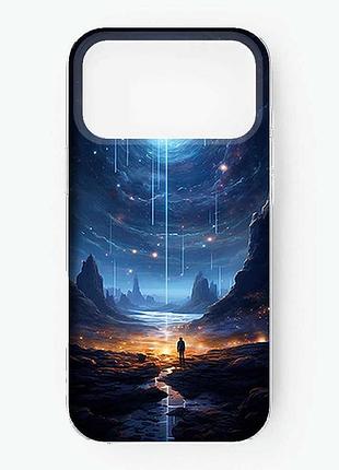 Чехол на iphone 18 pro max космос (принт 244)