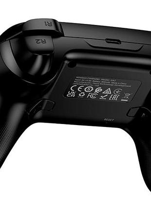 Геймпад hoco ga2 універсальний bluetooth / дротовий контролер 6-axis, rgb, з вібрацією, для switch 1/2, windows - black 5
