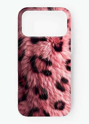 Чохол на iphone 17 pro max рожеве хутро (принт 397)