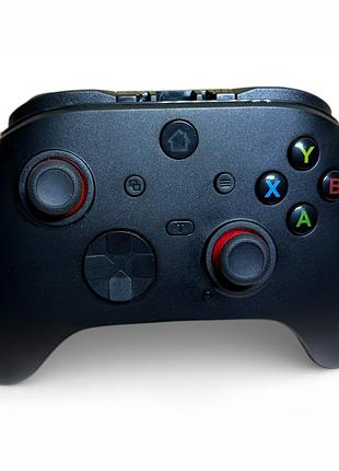 Бездротовий геймпад t-s102 pro bluetooth / 2.4g контролер з вібрацією, для switch, ps3, windows, android, ios, steam - black