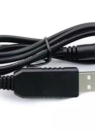 Кабель з перетворювачем usb 5v - dc 5.5-2.1 / 9v для роутера, відеокамери