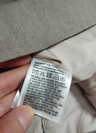 Жакет льон віскоза h&m 3