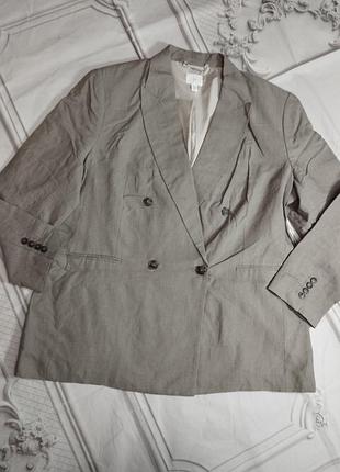 Жакет льон віскоза h&m 2