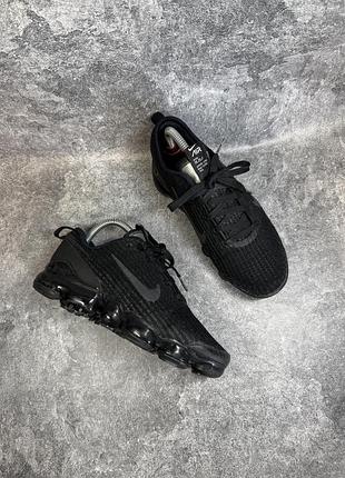 Кросівки nike air vapormax  flyknit triple black (оригінал)