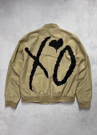 Стильний чоловічий бомбер h&m колекції weeknd x.o. 7