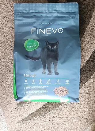 Корм для котів finevo adult cat chicken 2 кг