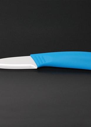 Нож для очистки овощей керамический 8см blue (ns7kn7)