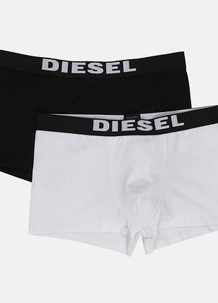 Труси-шорти diesel umbx-roccotwopack boxer 2pack 00s9t9/rhapw/23 xs черный/белый (8055192226303)