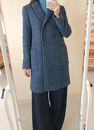 Вовняне пальто massimo dutti