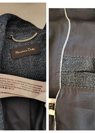 Вовняне пальто massimo dutti 8