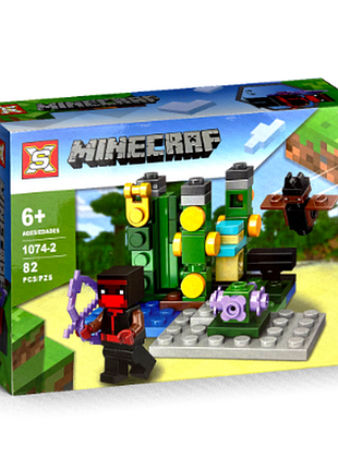 Конструктор ( minecraft) майнкрафт , 82 деталей (1074-2)