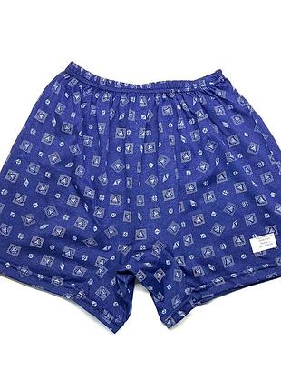 Мужские семейные трусы sonatex хлопковые 2xl (50-52) синие