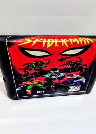 Spider man sega 16bit картридж