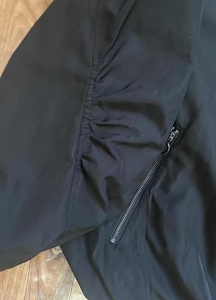 Zara бомбер куртка чорна 6