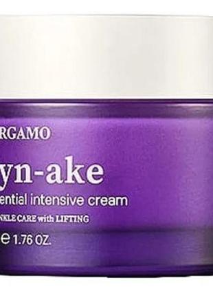 Крем для лица со змеиным пептидом bergamo syn-ake essential intensive cream 50g