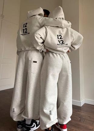 Костюм парный family look трехнитка