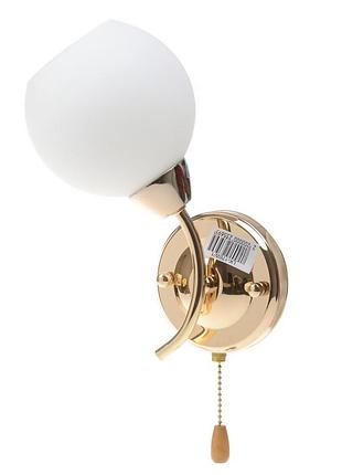 Бра настінне накладне з вимикачем класичне lk-176w/1 brille yl90