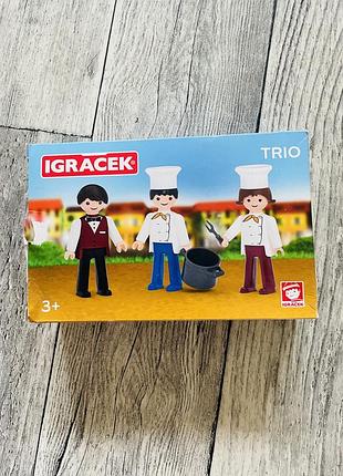 Іграшкові фігурки для хлопчиків igracek тріо кухарів